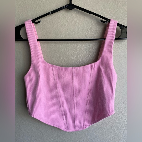 Bubblegum pink Princess Polly tank - Picture 1 of 2